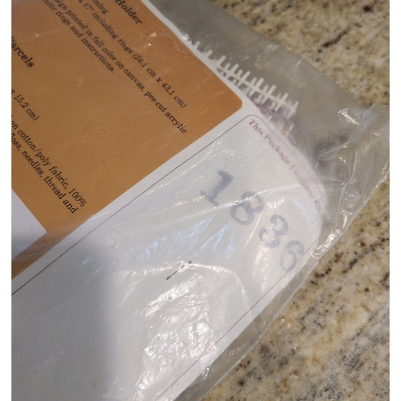 Vintage MCM The Creative Circle Kit #1836 Owl Towel Holder Tan  Retro Gray NEW - Picture 5 of 7